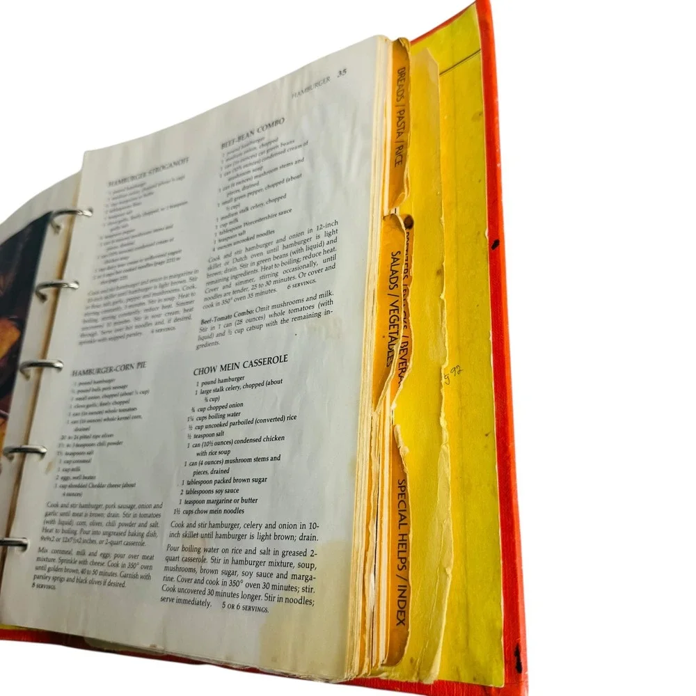 Betty Crockers Cookbook New and Revised Edition Vtg 5 Ring‎ bound Recipe Book